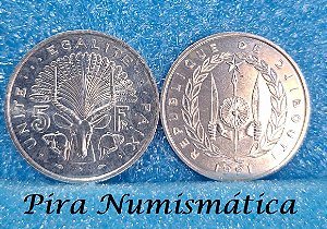 DIJIBUTI - 5 FRANCOS - 1991