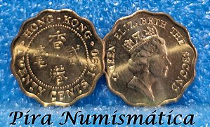 HONG-KONG - 20 CENTS - 1990