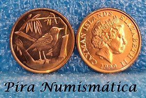 ILHAS CAYMAN - 1 CENT - 1999
