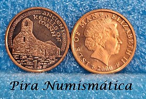 ILHA DE MAN - 1 PENNY - 2000