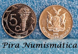 NAMÍBIA - 5 CENTS - 1993
