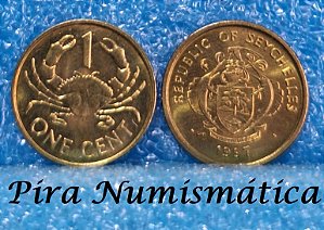SEYCHELLES - CENTS E RÚPIA