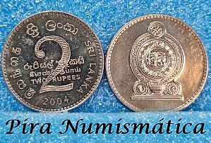 SRI LANKA - CENTS E RÚPIAS