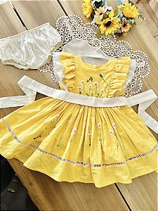 Vestido Infantil Margaridas