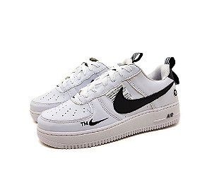 nike air force one preto e branco
