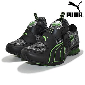 puma disc verde e preto puma disc verde e preto