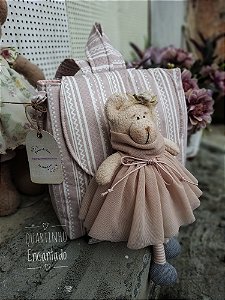 Mochilinha com Ursinho.