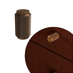 Puxador Zigrinato - IL1581 - Brown - Ponto