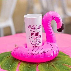 Boia para copo - Flamingo
