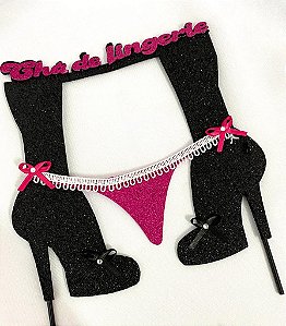 Topo de bolo - Chá de Lingerie