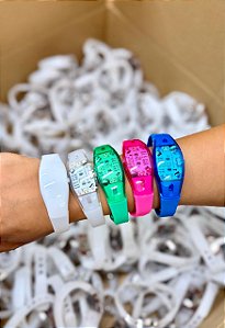 Pulseira de LED - Sensor de Música - Personalizada