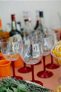 Taça Gin com base colorida - 580ML