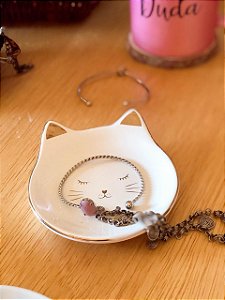 Mini Prato Decorativo - Gatinho
