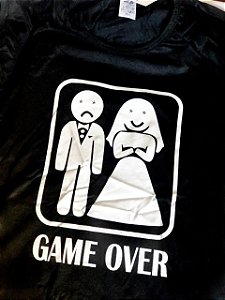 Camisa Masculina - Game Over - Pronta Entrega