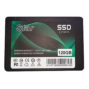 SSD 120GB SATA III STARSSD120GB BLACK STAR BOX