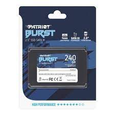 SSD 240GB SATA III BURST PBU240GS25SSDR PATRIOT BOX