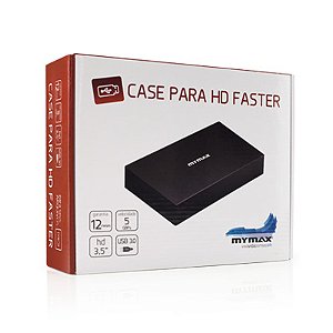 GAVETA PARA HD 3,5 MENC-X3521-BK SATA USB 3.0 PRETO MYMAX BOX
