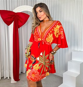 Vestido Primavera Vermelho