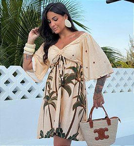 VESTIDO COQUEIRO ESTRELADO