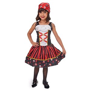 Vestido Bruxinha Cátia Infantil Festa Halloween
