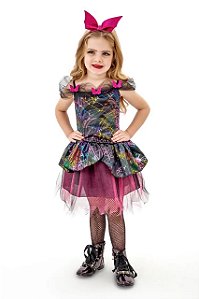 Vestido Bruxinha Cátia Infantil Festa Halloween