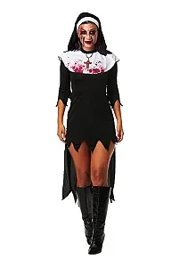Fantasia Vestido Freira Adulto Halloween