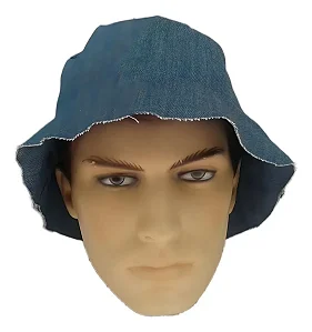 Chapéu Pescador Jeans Fantasia Senhor das Madrugadas Festa