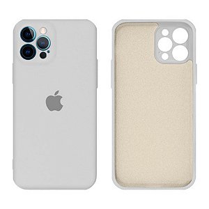 Capa C/ Proteção na Câmera para iPhone 12/12Pro - Branco