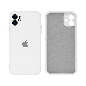 Capa C/ Proteção na Câmera para iPhone 11 Pro - Branca