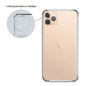 Capa incolor para iPhone 13 com Proteção de Câmera
