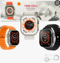 Smart Watch T800 Ultra 2 + 8 Pulseiras