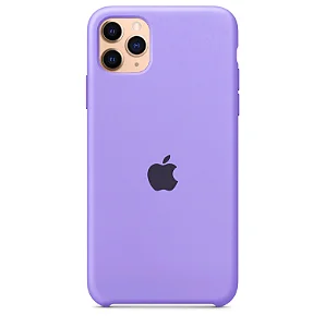 Capa de Silicone Aveludada para iPhone 11 Pro - Lilás