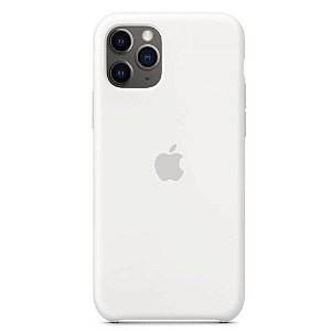 Capa Case Apple Silicone para iPhone 11 Pro - Branco