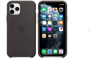 Capa Case Apple Silicone para iPhone 11 Pro - Preta