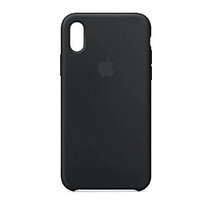 Capa Case Apple Silicone para iPhone Xs Max - Preta