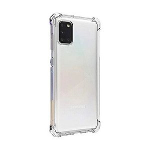 Capa Silicone Anti Impacto para Samsung A31 Transparente