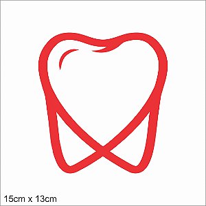 Adesivo Logo em Vermelho