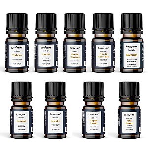 KIT ESSENCIAS DIFUSOR ELETRICO 10ML (9 Fragrâncias)