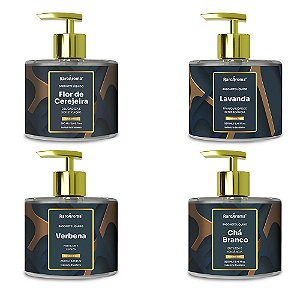 KIT SABONETE LIQUIDO 250ML (4 Fragrâncias)