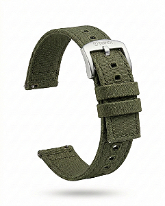 Pulseira Trimix Canva Verde Militar
