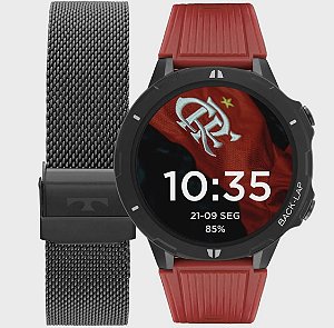 Relógio de Pulso Smartwatch Technos Connect Sports Flamengo Edição Especial