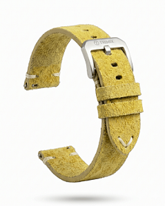 Pulseira Trimix Retrô Khaki em Couro