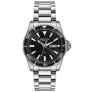 Relógio Seculus Diver Preto ref. 44237GOSVNA1