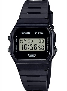 RELÓGIO CASIO F-91-WB-1ADF-SC