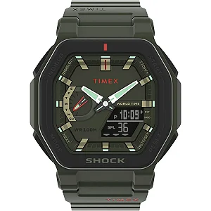 Relógio Timex Command Encouter Anadig Verde ref.TW2V35400M