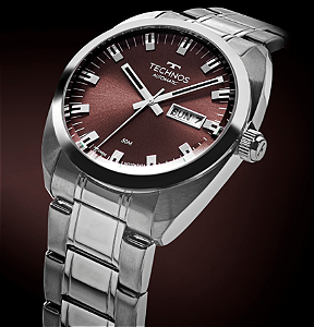 Relógio Technos Automatico Burgundy