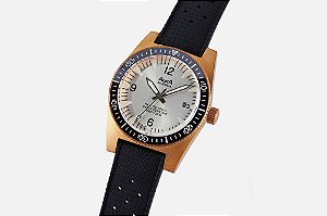 Relógio Alsta Nautoscaph Bronze e Branco