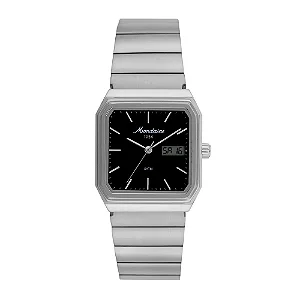 Relógio Mondaine Masculino Quadrado Anadigi Linha 1954 Prata 32889G0MVNA4