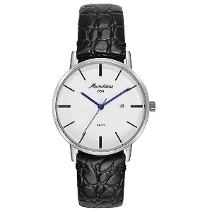 Relógio Mondaine Prata com Couro Croco 32888G0MVNC6