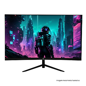 MONITOR LED 27" BRAZILPC GAMER FHD CURVO R1500 180Hz BPC-27R15 PRETO